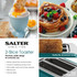 Elder 2 Slice Toaster, 6 Levels Of Variable Browning, 850 W, Teal, Wood 