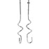 Pair of stainless steel dough hooks for hand mixer