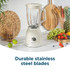 Salter Retro glass jug blender boxed, cream colour, UK 3 year guarantee