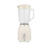 Cream jug blender with glass jug and Salter branding, shown from the front.