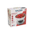 Salter stainless steel bowl kitchen scale in retail packaging, front view