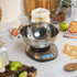 Salter stainless steel bowl kitchen scale in retail packaging, front view