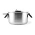 Stackable 3-Piece Stockpot Set – 16/20/24 cm 