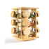 Rotating Spice Rack – 12 Refillable Glass Jars