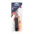 Black swivel peeler with ergonomic handle in retail packaging, Salter Expert range.