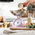 Retro Hand Mixer & Mechanical Scale Set - Pink