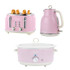 Retro Pink 2 slice Toaster, Kettle & 6.5L Slow Cooker Set 