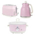 Retro Pink 2 Slice Toaster, Kettle & 3.5L Slow Cooker Set  Retro Pink 2 Slice Toaster, Kettle & 3.5L Slow Cooker Set