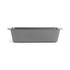 Grey non-stick loaf tin, side view, suitable for baking bread or cakes.