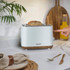 Toronto Kettle, 2-Slice Toaster & Bread Bin - White