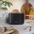 Marino Kettle, 2-Slice Toaster, 20L  Microwave & Countertop Set - Blue/Grey
