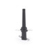 Black replacement chopper blade for food processor, upright on white background