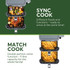 Salter dual drawer air fryer and grey double oven on kitchen worktop