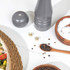 Olea 23cm Salt & Pepper Mills - Beige/Charcoal