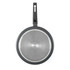 Grey non-stick frying pan, bottom view showing Salter branded base.
