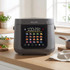 Salter multi-function grey kitchen cooker with digital touch display on countertop