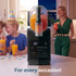 Promotional banner for smooth, soft slushies with pink and yellow colours.