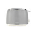 Grey Salter two-slice toaster with rounded design, front view