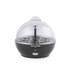 Black Salter electric egg cooker with transparent lid, shown from the front.