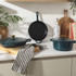 Chester Cast Iron Casserole Pot Set - Green | PFAS-Free Coating
