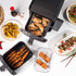 Alchemy Verticook Stackable Air Fryer & Set of 4 Basket Liners