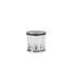 Transparent food processor bowl with black lid, 300ml capacity, shown on white background