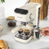 Retro Espresso, Toaster and Kettle Set - Cream