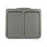 Grey double oven tray with flat and ridged sections, suitable for roasting and grilling