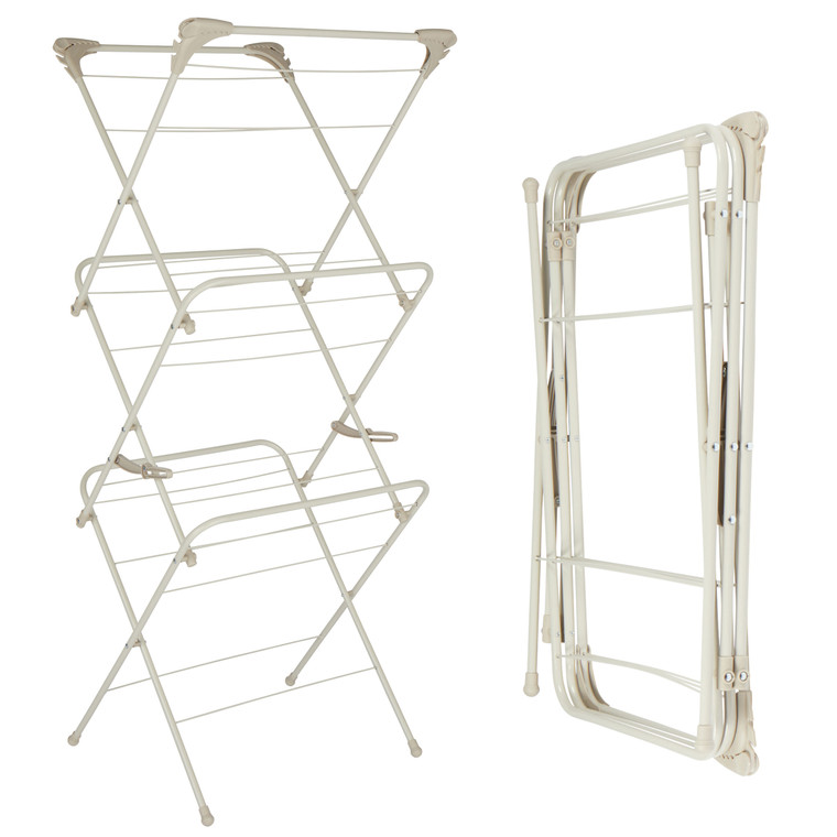Salter Warm Harmony 3-Tier Airer, Large Indoor Clothes Horse, 15m Drying Space