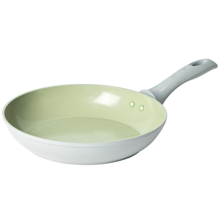 Earth Forged Aluminium Fry Pan, Non-Stick, Soft-Touch Handle, 24 cm, Green