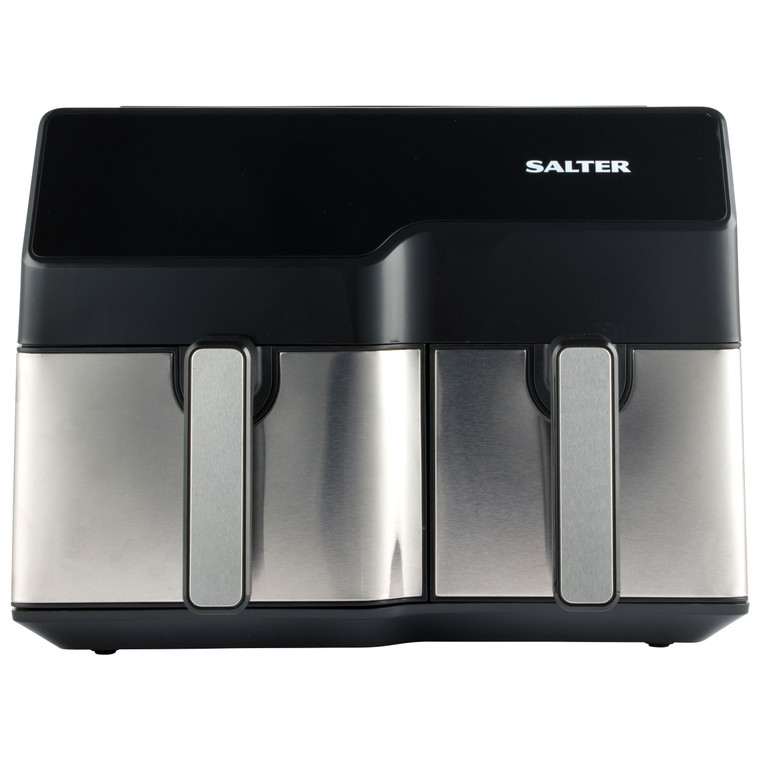 Salter 9L dual sector air fryer with 5.5L and 3.5L drawers