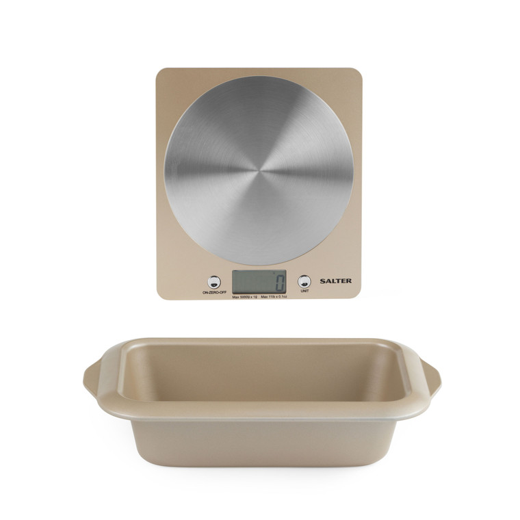 Olympus Electronic Kitchen Scale And Loaf Tin Set 