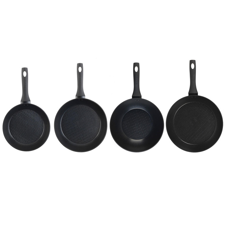 Geo Hex 4 Piece Pan Set, 24/28/30 cm 