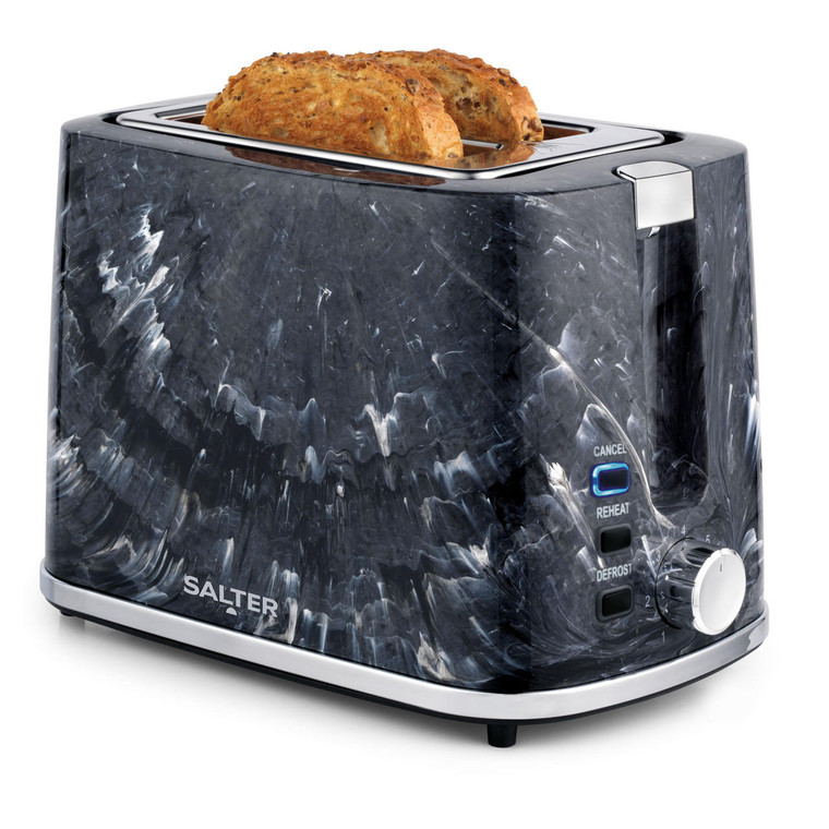 Marble 2-Slice Toaster – Black 