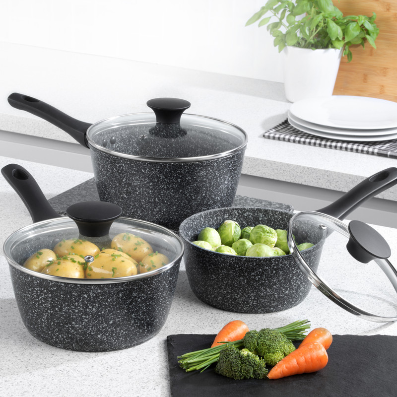 Megastone 9-Piece Cookware & Utensil Set