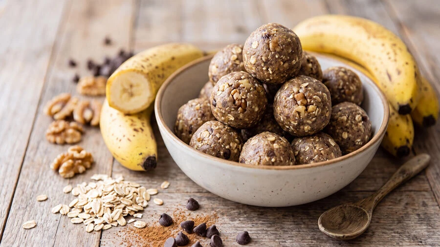 Banana Bread Protein Balls