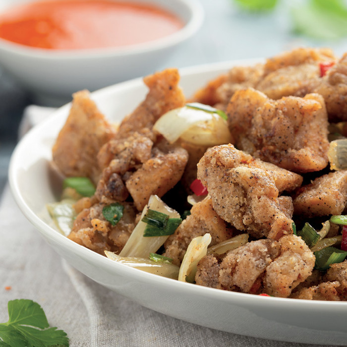 Fakeaway Salt and Pepper Chicken with Peppers