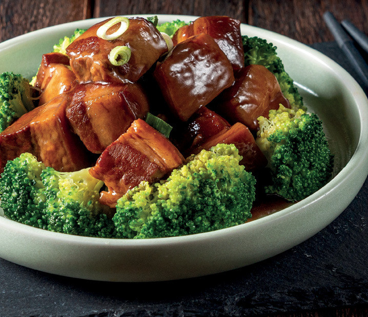 Sticky Glazed Pork Belly Bites