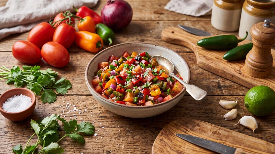 Tomato & Pepper Salsa