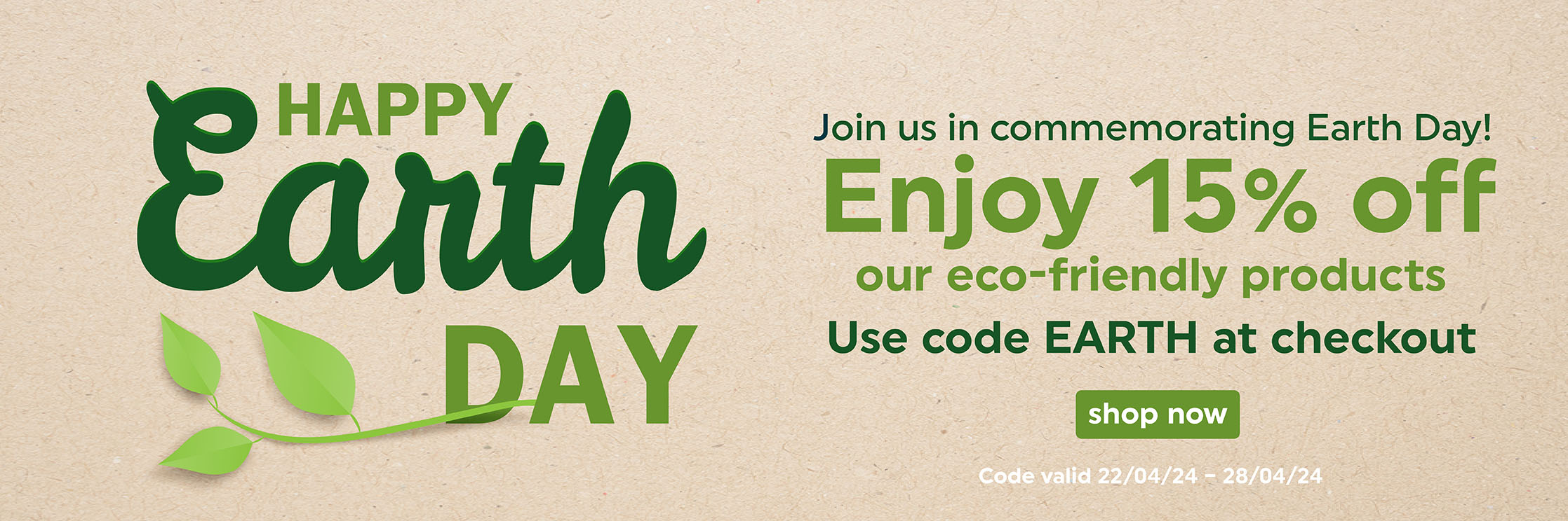 Commemorate Earth Day with Salter. 15% off with code EARTH.