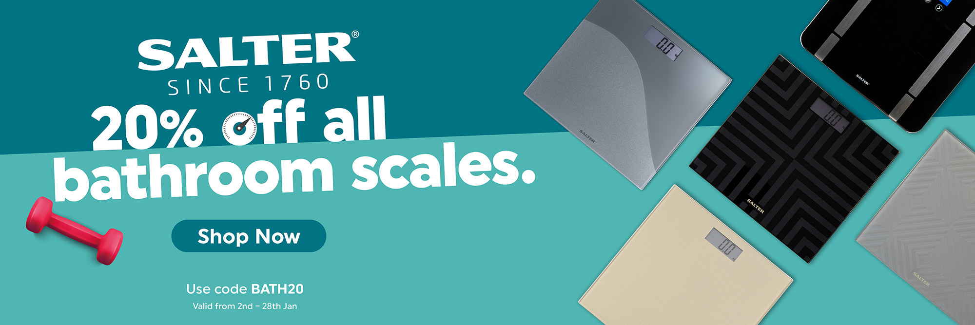 Shop Salter Accurate Bathroom Weighing Scales Buy Online   20 Off Bathroom Scales Banner 002  