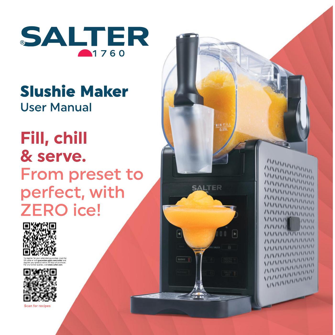 Slushie maker Instruction manual 