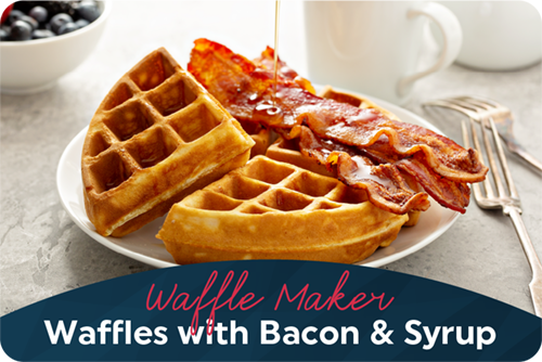 Waffles with Bacon and Syrup