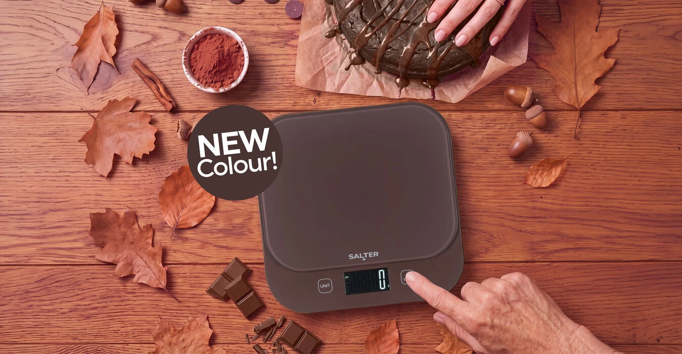 Salter british bakes scale in brown - new colour