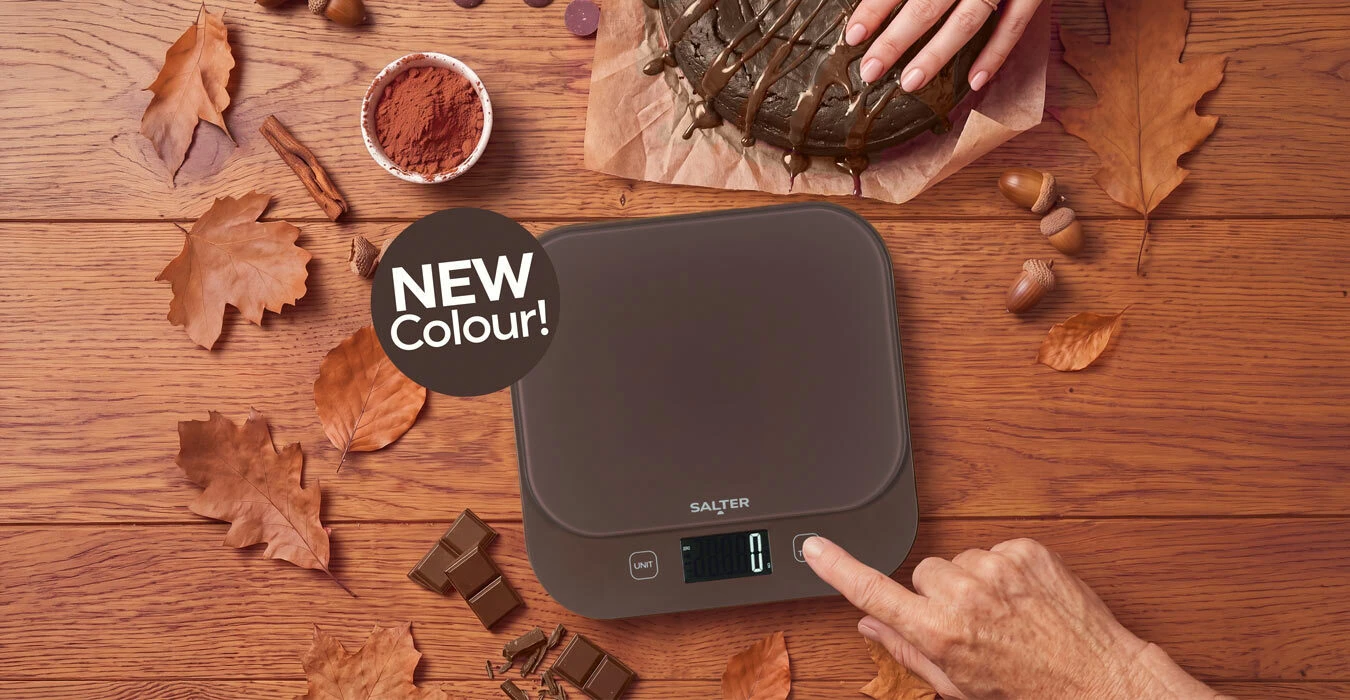 Salter british bakes scale in brown - new colour