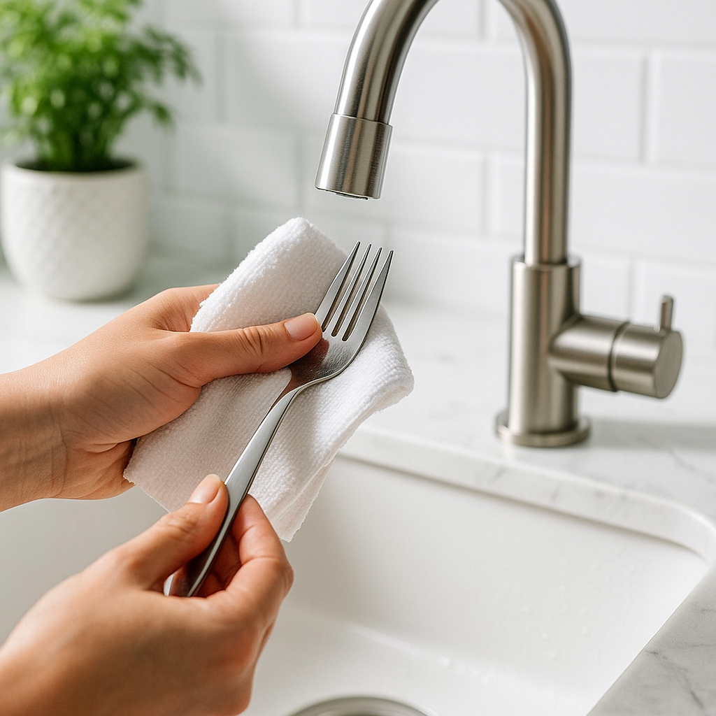drying a fork