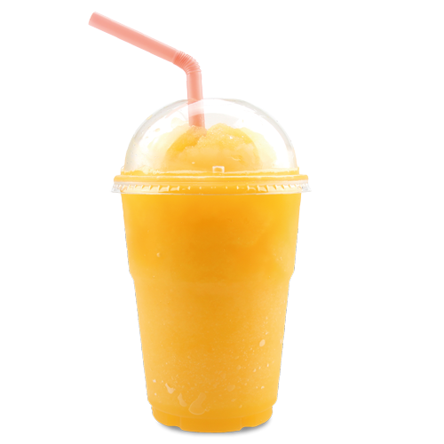 Orange juice slush