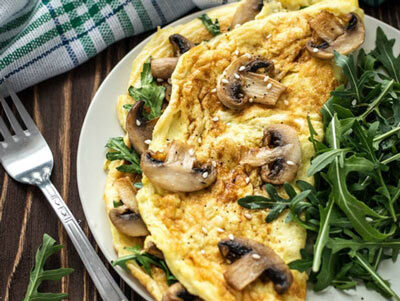 Mushroom Omelette
