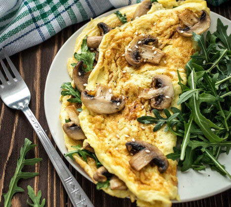 Mushroom Omelette
