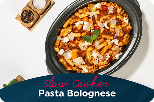 Slow Cooker Pasta Bolognese Recipe